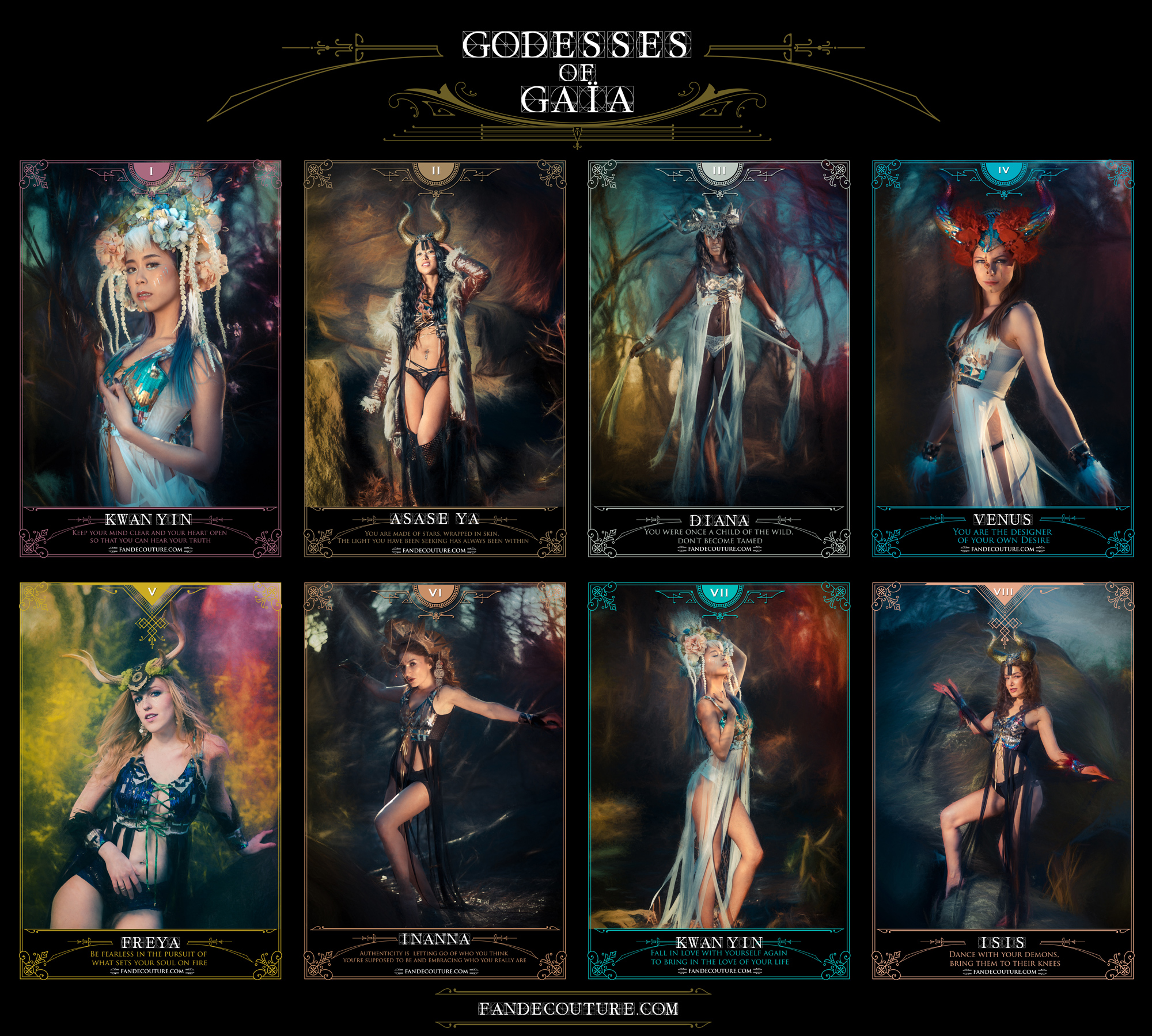 mythical goddess tarot cards